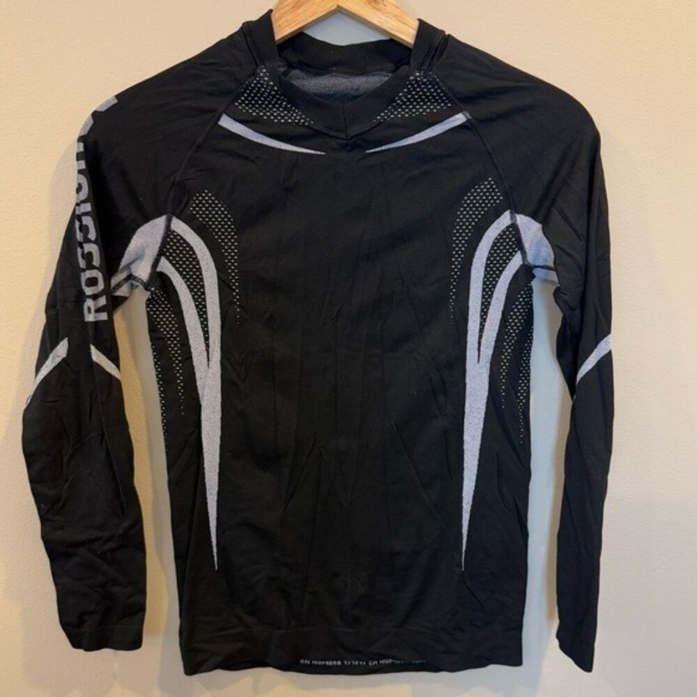 Rossignol Kids Seamless Base Layer Top M/L* Black Thermal Ski Snowboard Winter